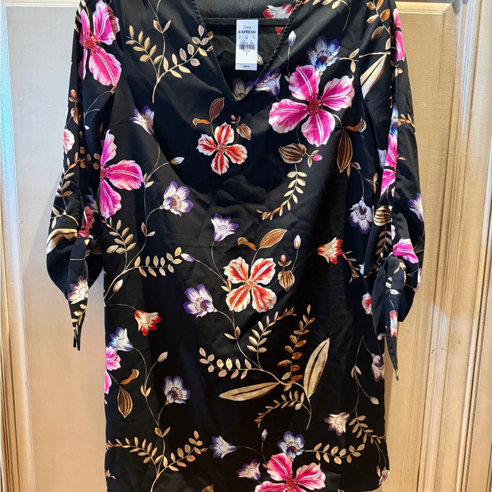 Express Floral Dress Small